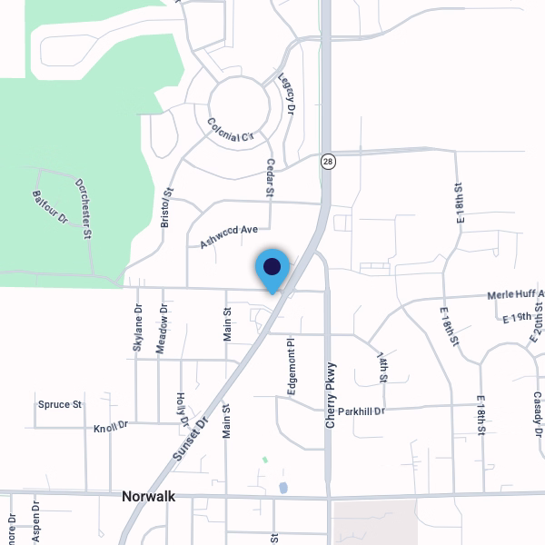 map for iowa hearing center